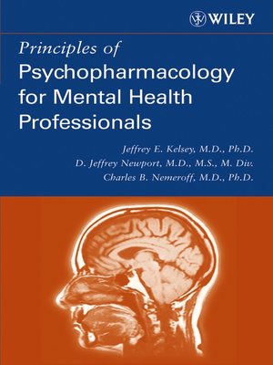 cover image of Principles of Psychopharmacology for Mental Health Professionals